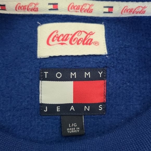 Tommy Hilfiger Women's Blue Coca-Cola Sweatshirt - Picture 3 of 5